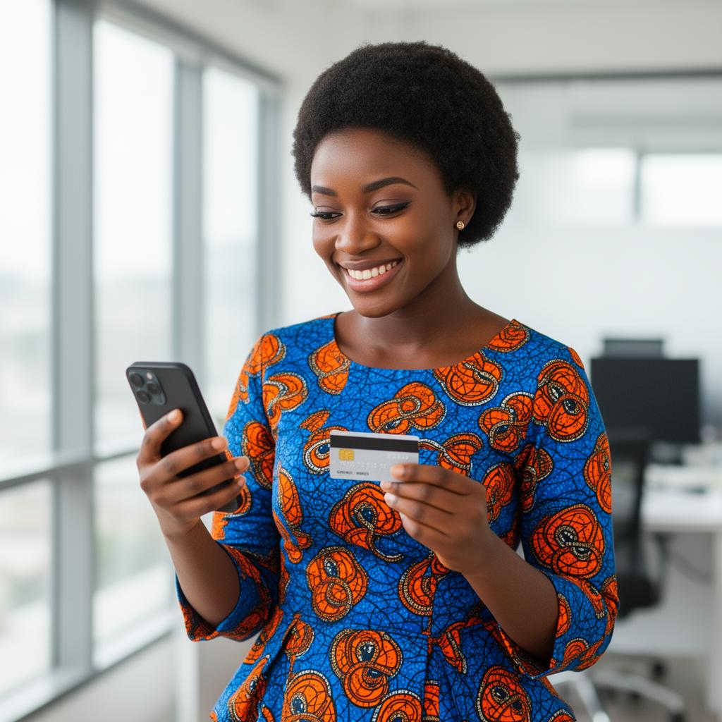Nigerian customer topping up airtime on DolphinsXpress